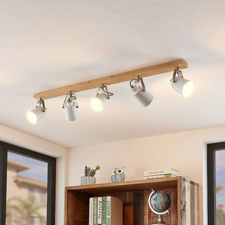 Plafonnier en bois scandinave, Blana