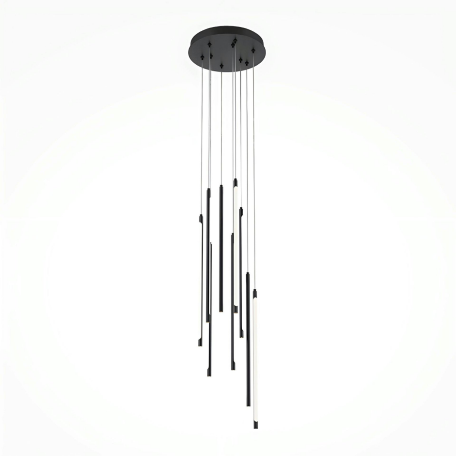 Lustre 9 lampes LED en cascade SALEM