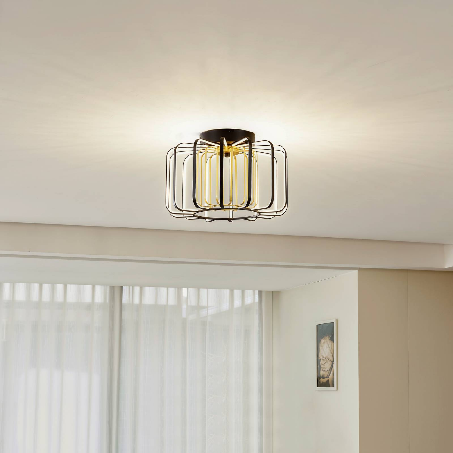 Plafonnier en métal moderneLED, Birger