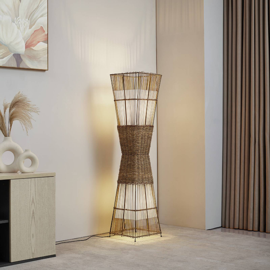 Plafonnier en bambou traditionnel, Jacinto