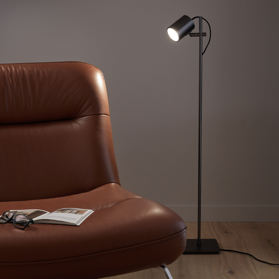 Liseuse spot orientable graphite, Girevole