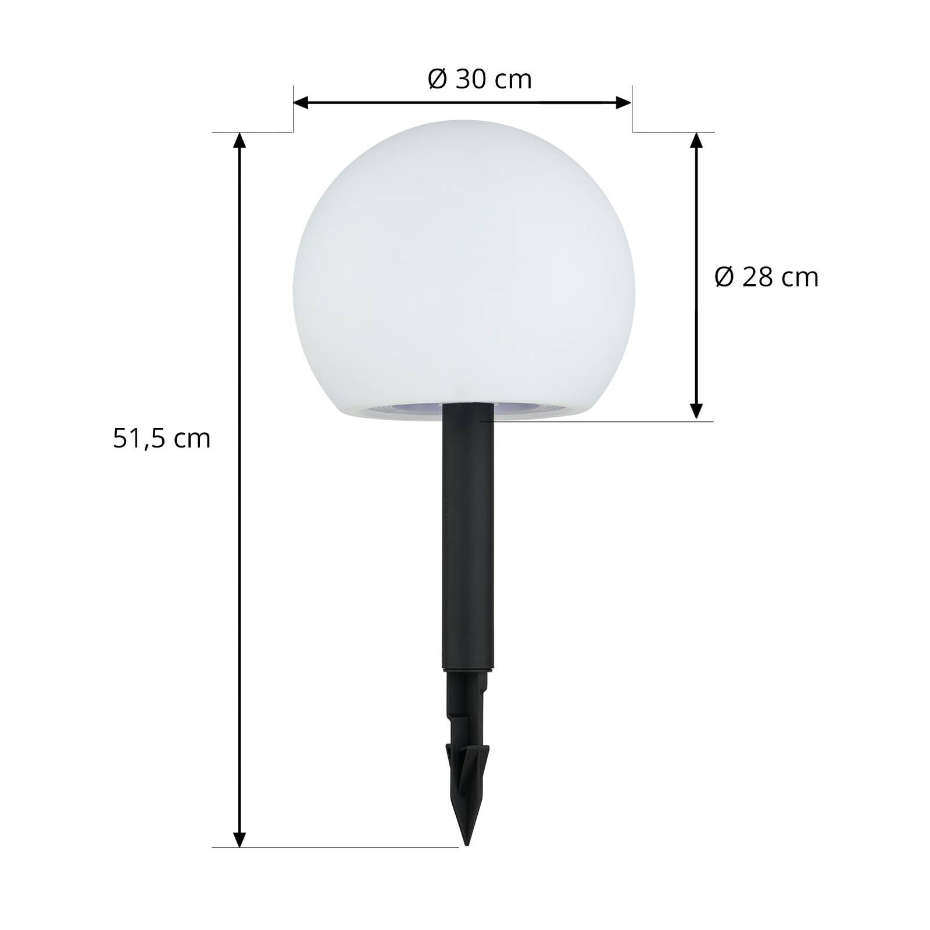 Lampe solaire  moderneLED, Lago