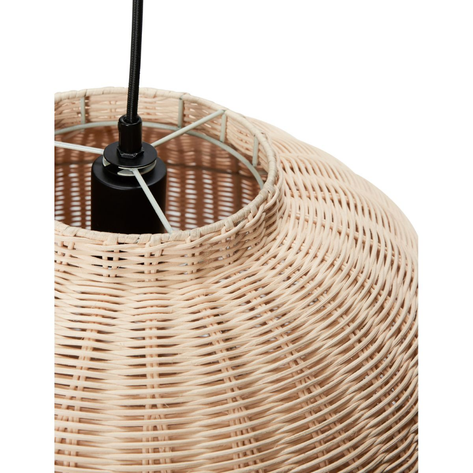 Suspension Chand Pendule Ronde Naturel Hübsch