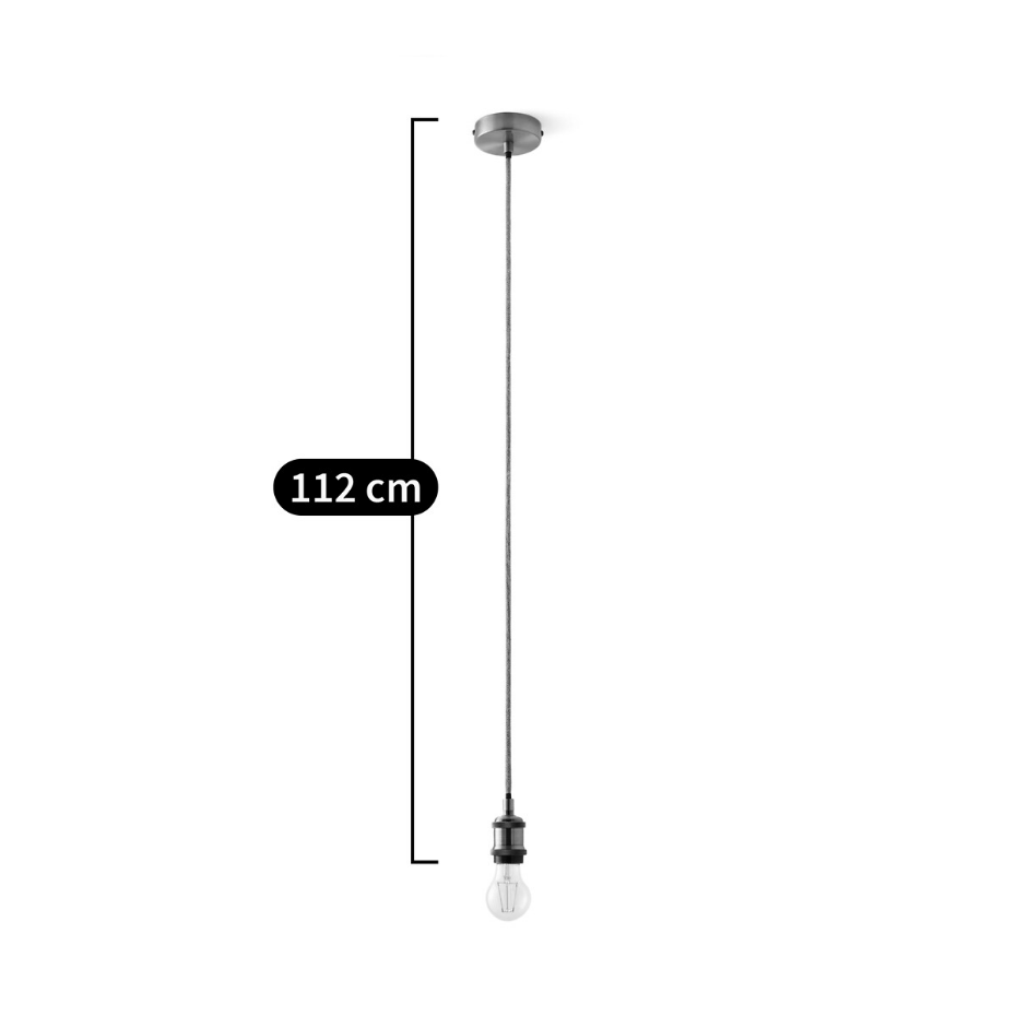 Câble électrique pour suspension E27, Baulind