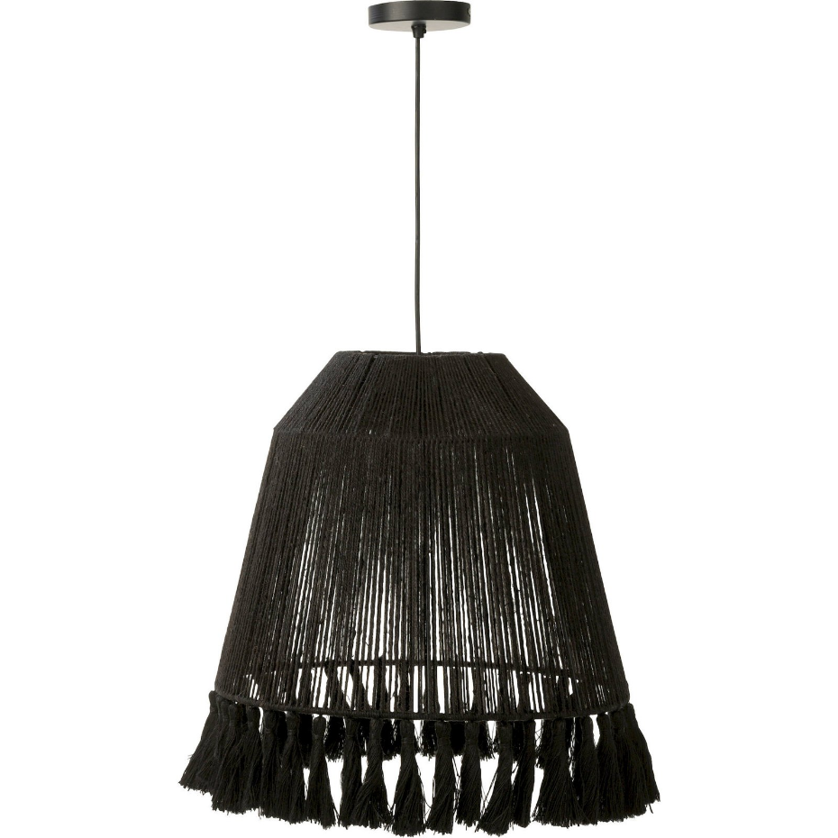 Suspension ronde en jute pour plafond
