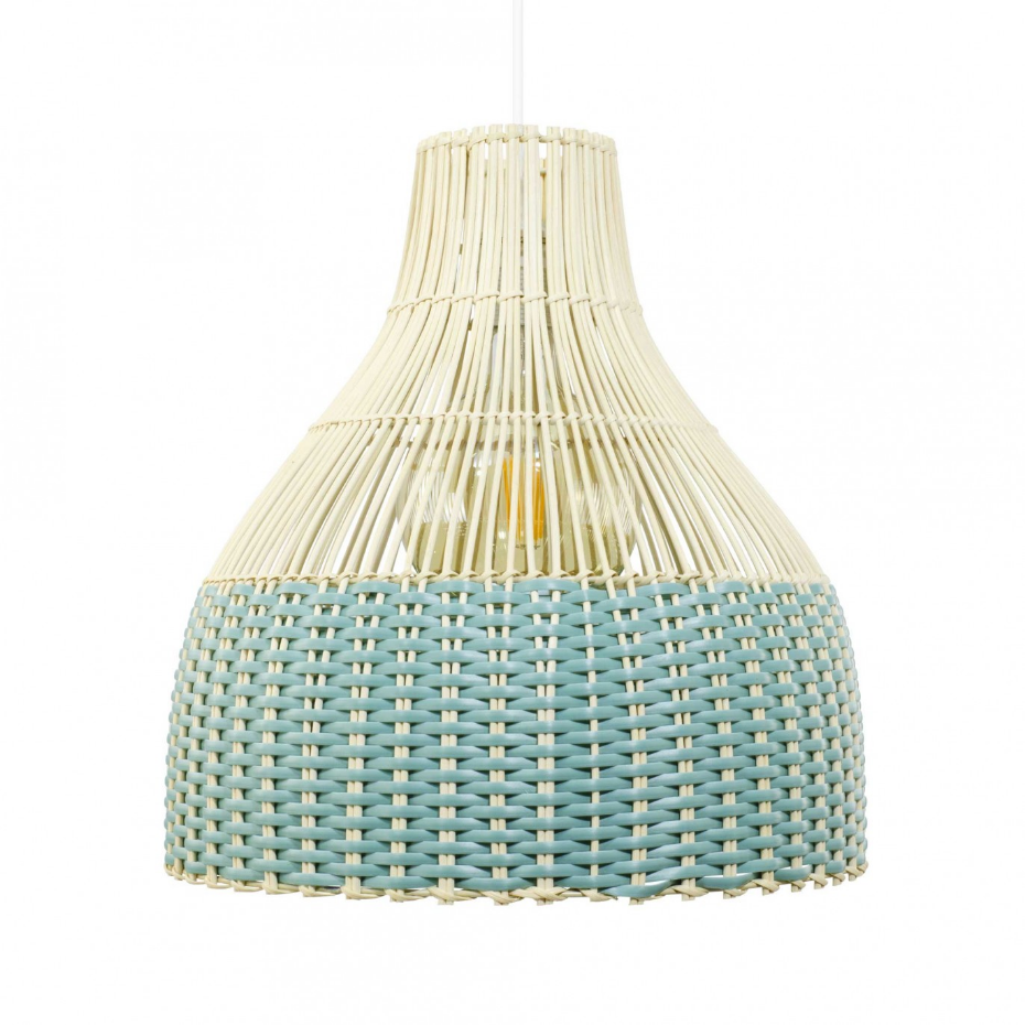 Suspension bicolore en rotin, SKIPP