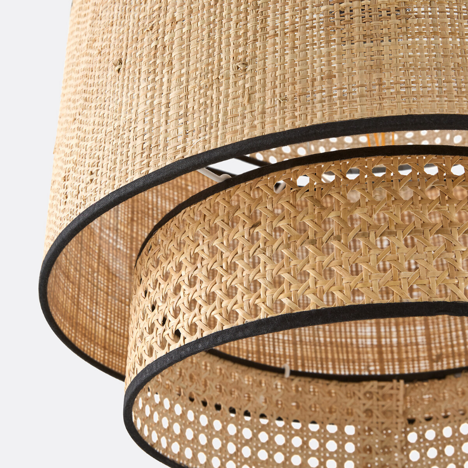 Suspension / Abat-jour double Ø40 cm, Dolkie