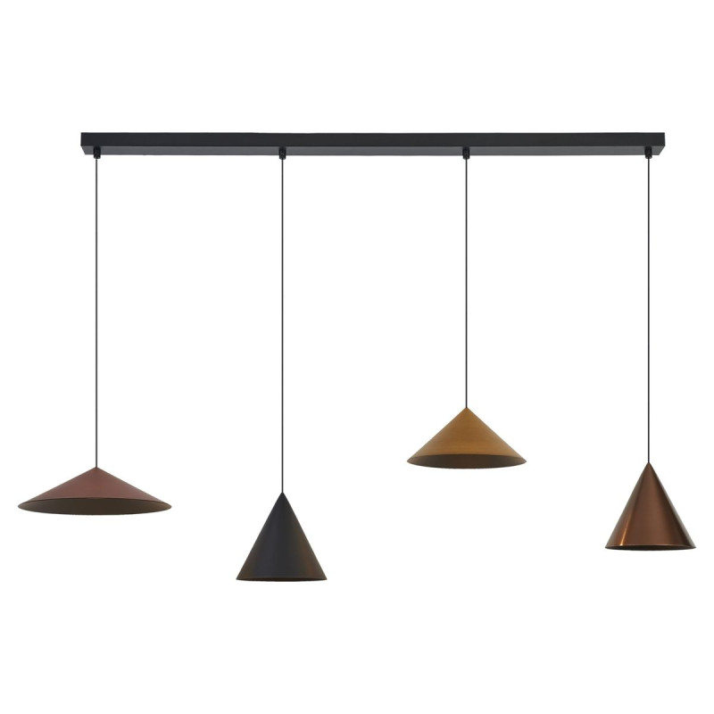 Suspension en aluminium vintage