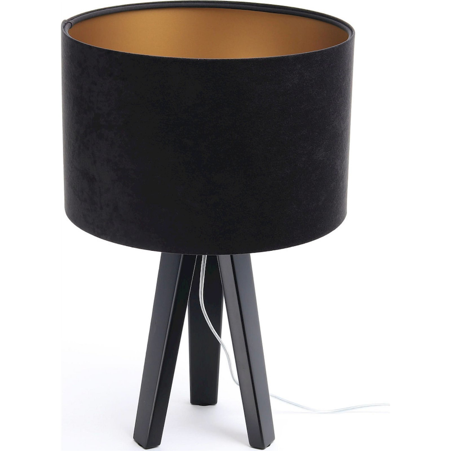 Lampe de chevet en bois Glamour