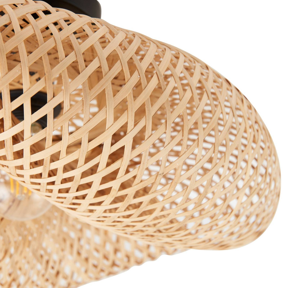 Plafonnier en bois traditionnel, Eleane