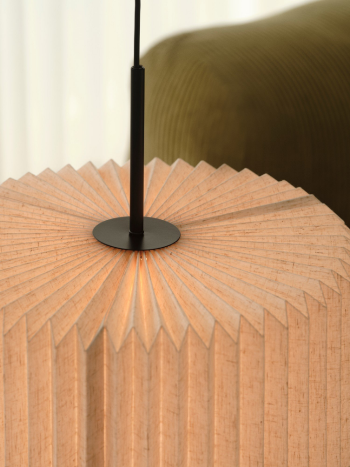 Suspension Vivienne 40  Textile Noir ,  H. 35 - IP20 - E27 /  Nordlux Intérieur