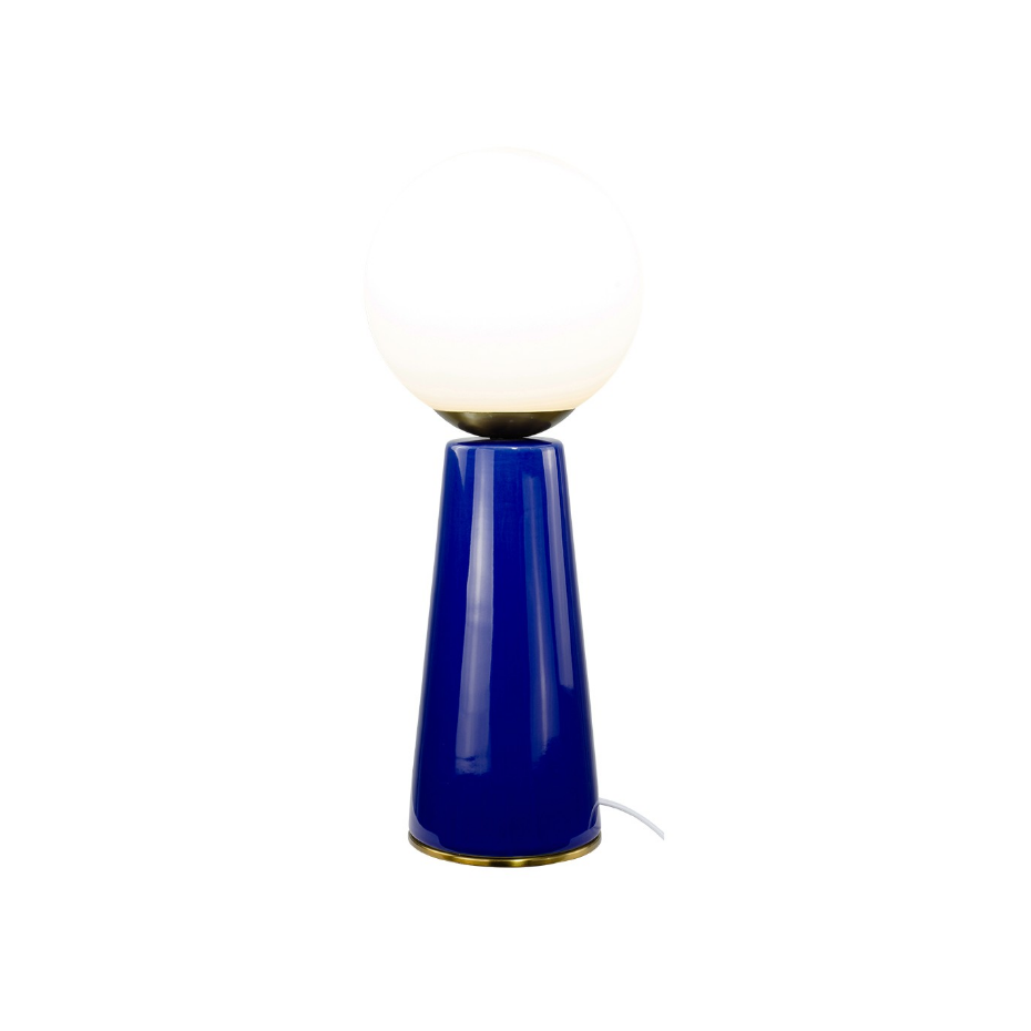 Lampe à poser en céramique & verre & métal, COLYNE