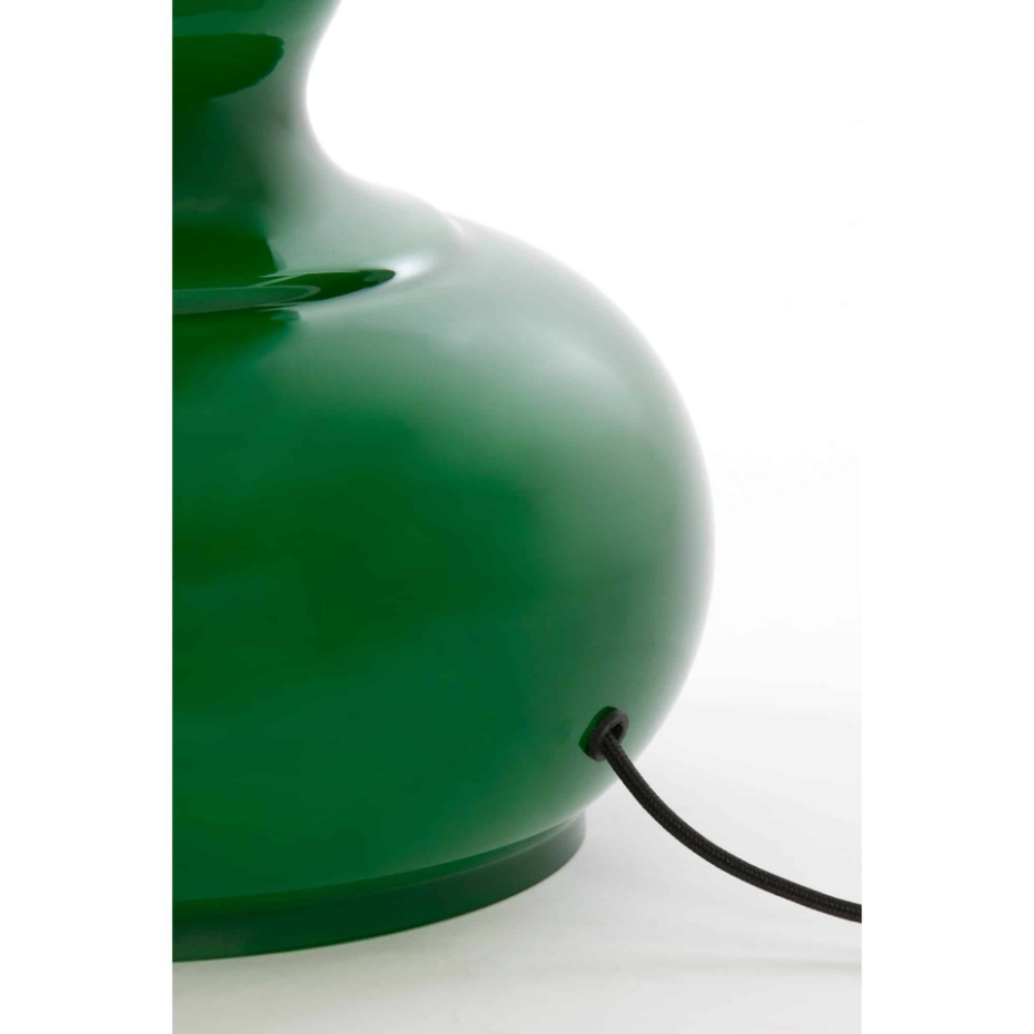 Base De La Lampe Verre VERDE