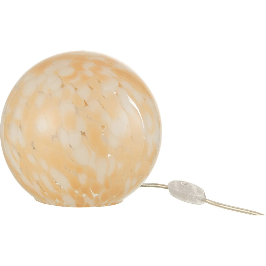 Lampe de salon ronde en verre