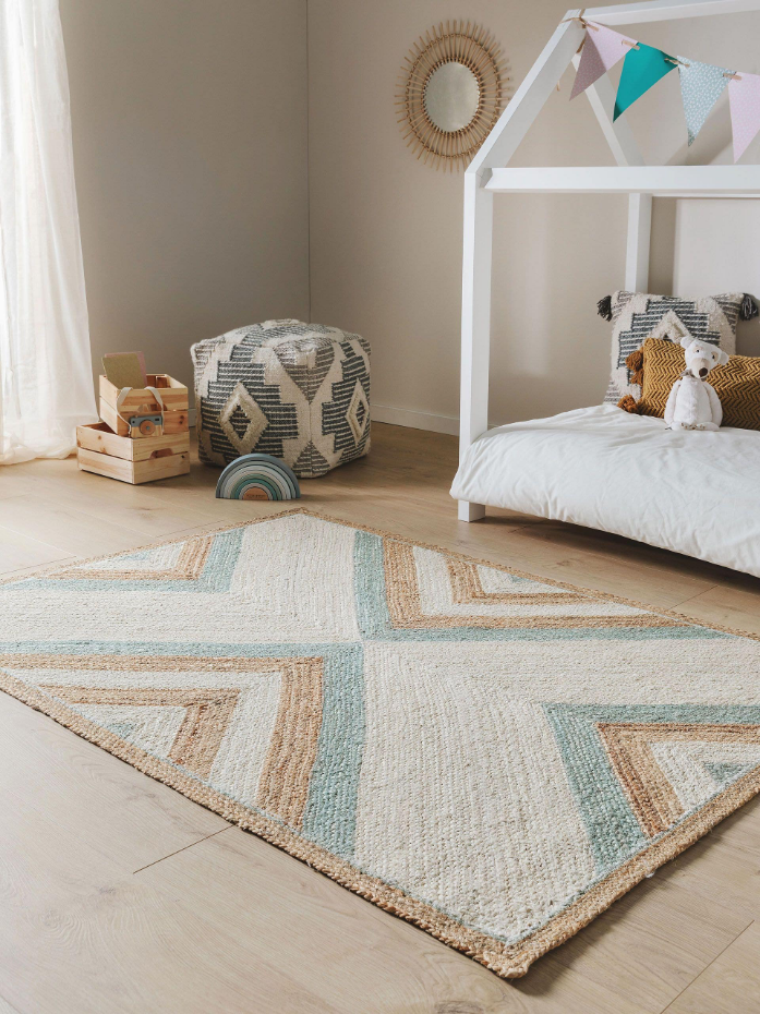 Tapis enfant tissé main FRIEDA
