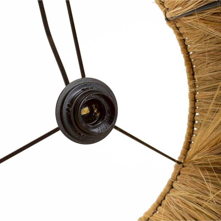 Suspension en fibres et métal forme ronde