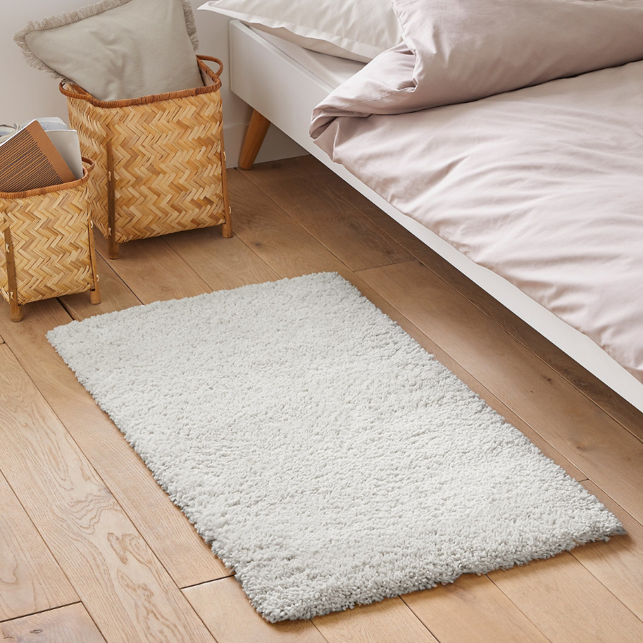 Descente de lit shaggy, aspect laineux, Afaw