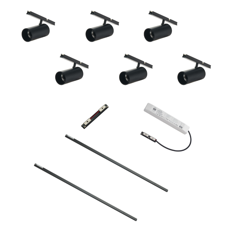 Pack rail magnétique 42W en ligne - LYNE