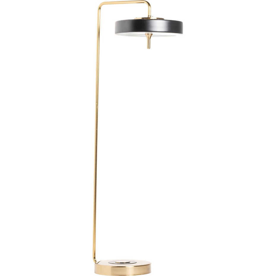Lampe sur pied en fer et jute style art déco