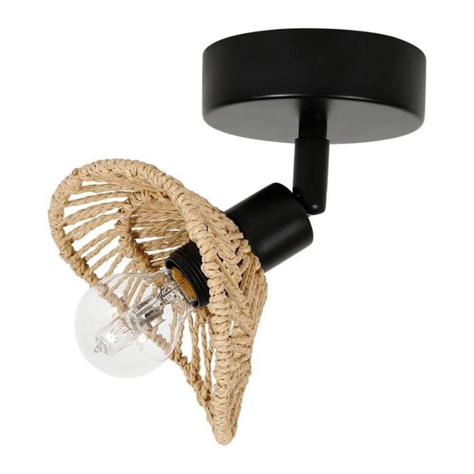 Applique Spot Orientable Corde Ozana Naturel