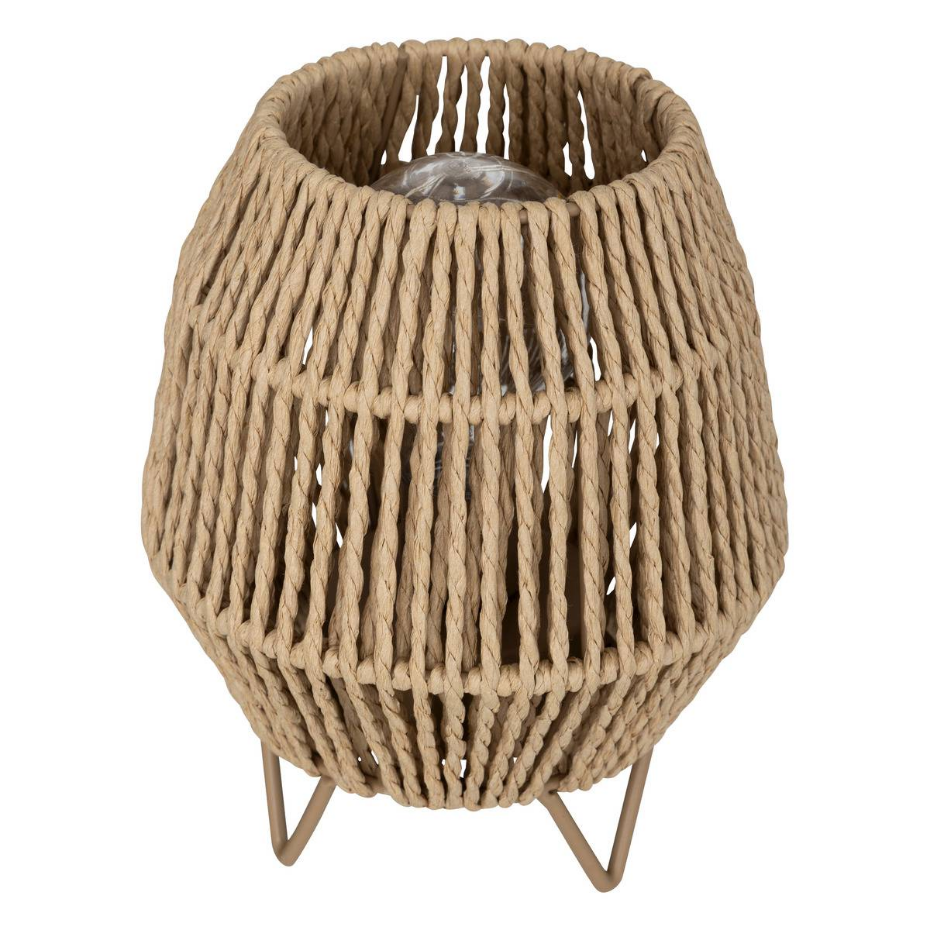 Lampe LED papier naturel ODA