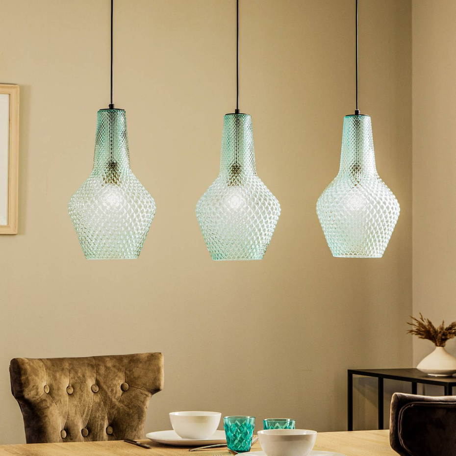 Suspension en verre vintage, Drakar