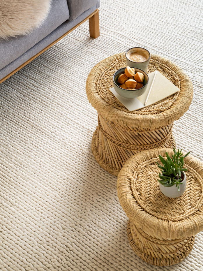 Tapis de laine tissé main UNO