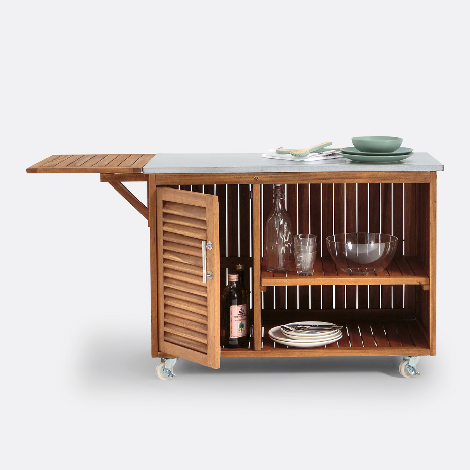 Desserte de jardin pour plancha, Maclor
