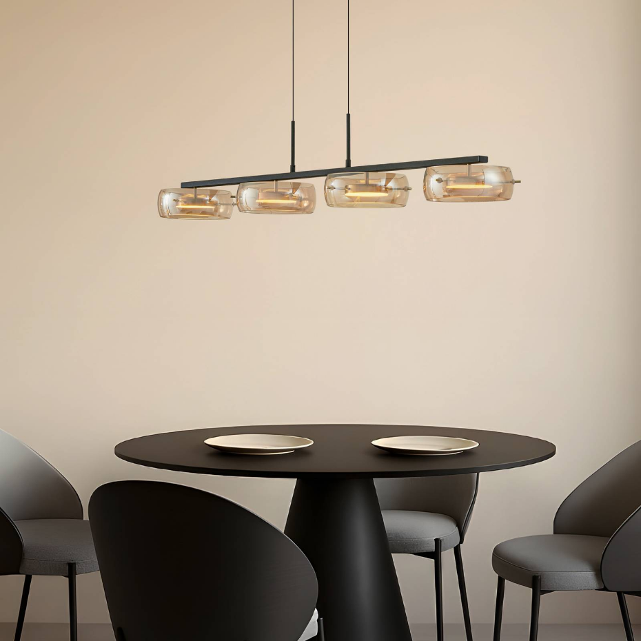 Suspension en verre moderneLED, Martis