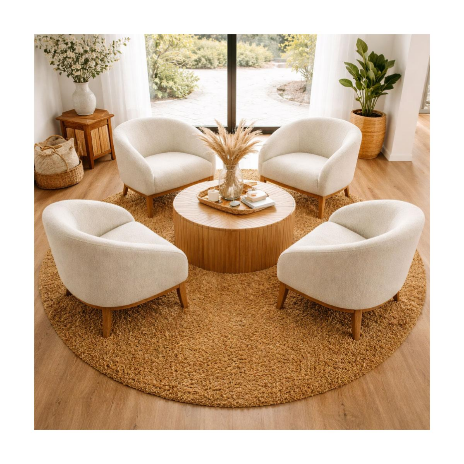 Tapis poils longs shaggy tissé motif uni UNI I