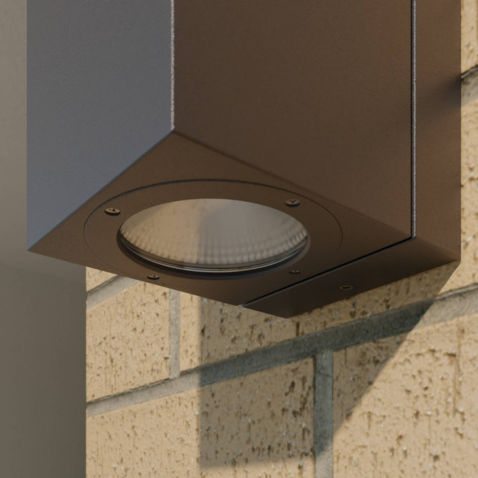 Applique extérieure en aluminium moderneLED