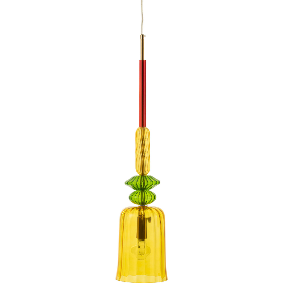Suspension en verre rectangulaire