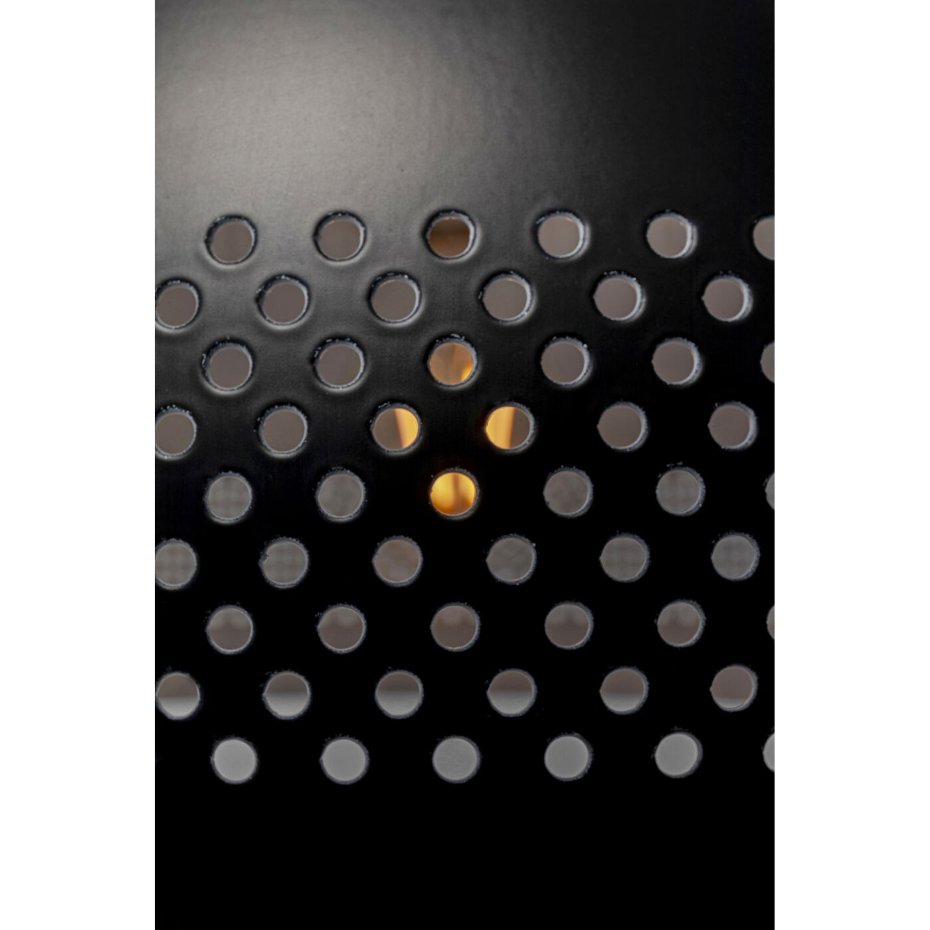 Suspension rectangulaire en acier et verre, MELANGE