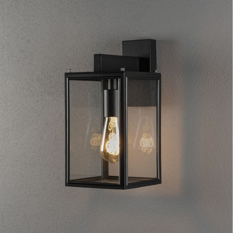 Applique Murale Extérieure Noire Capri