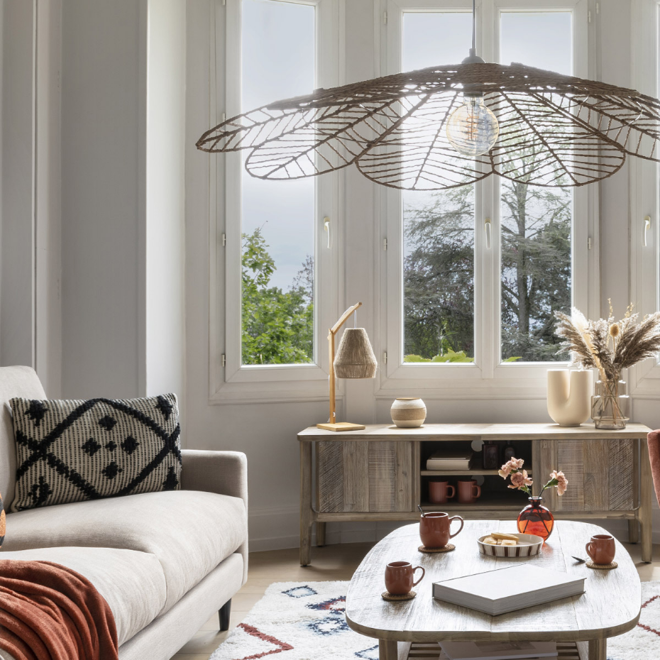Lampe bambou PALM
