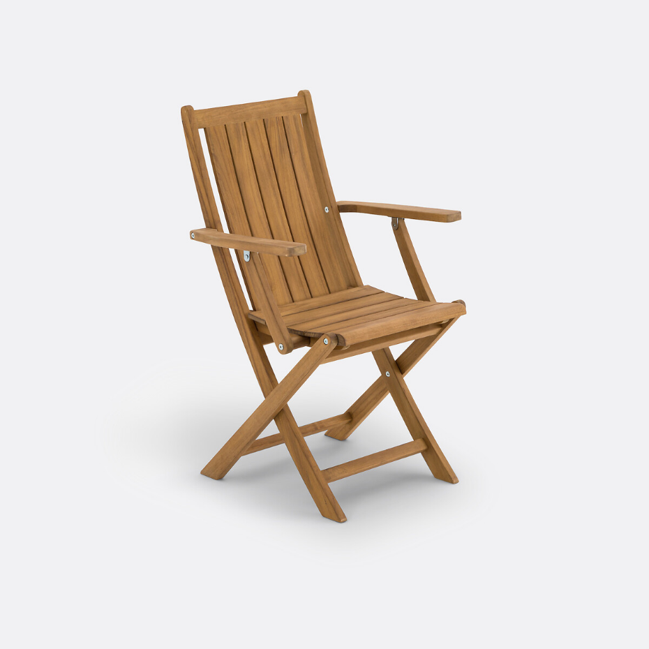 Lot de 2 fauteuils de table de jardin, Palera