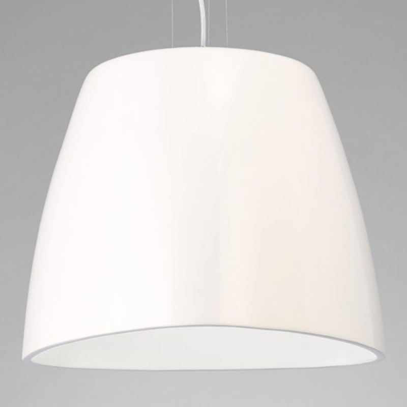 Grand Lustre Blanc Loft Eggo