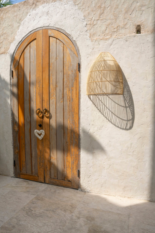 Applique murale en rotin LALO