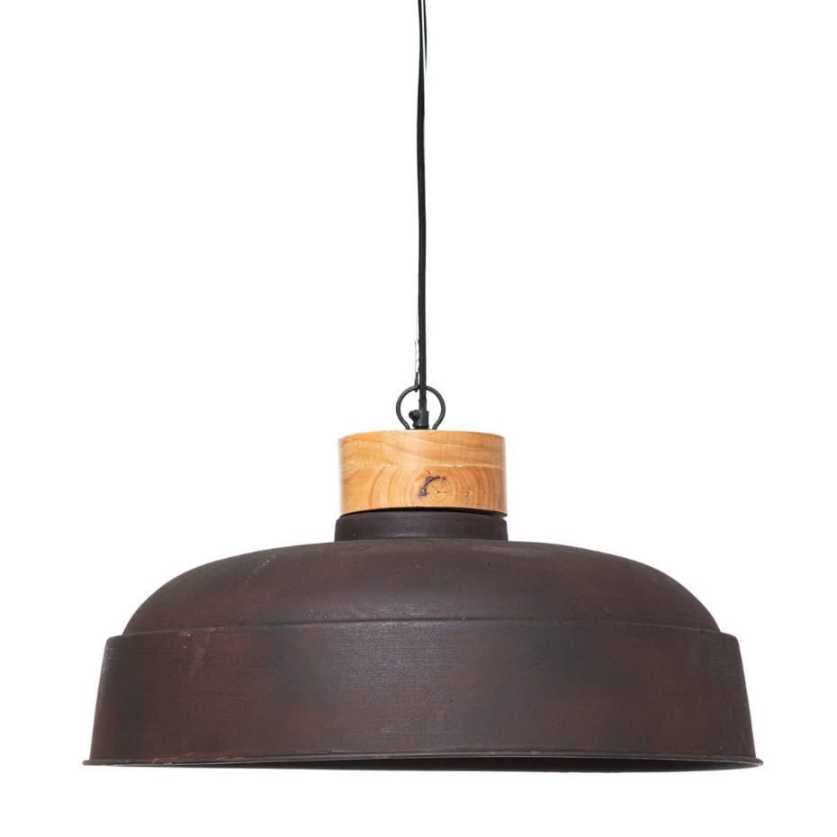 Suspension métal et bois vintage PRAO