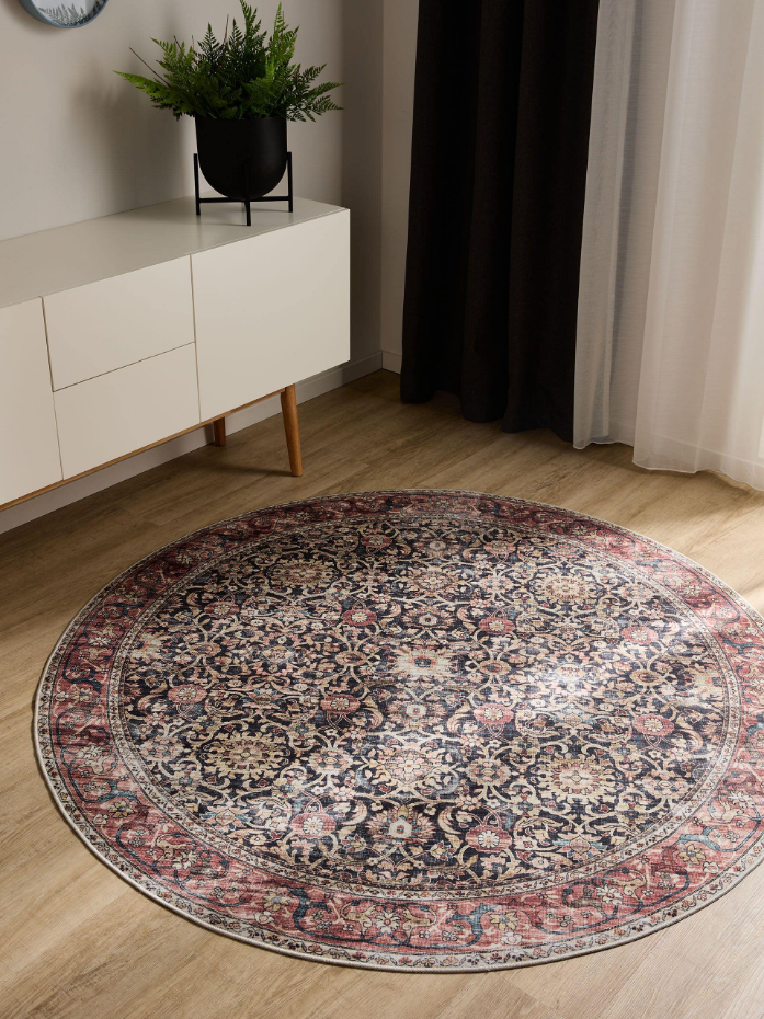 Tapis rond lavables GEORGE