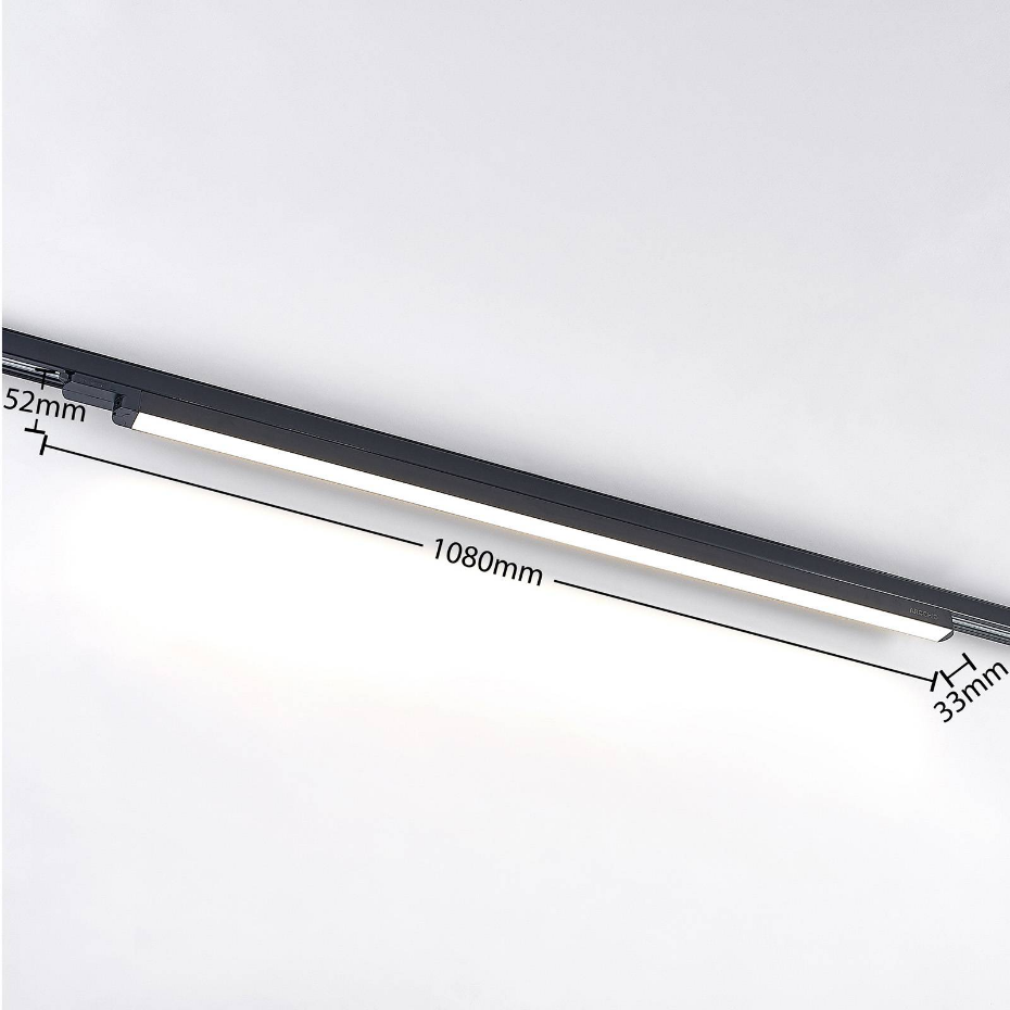Projecteur pour rail électrique en aluminiumLED