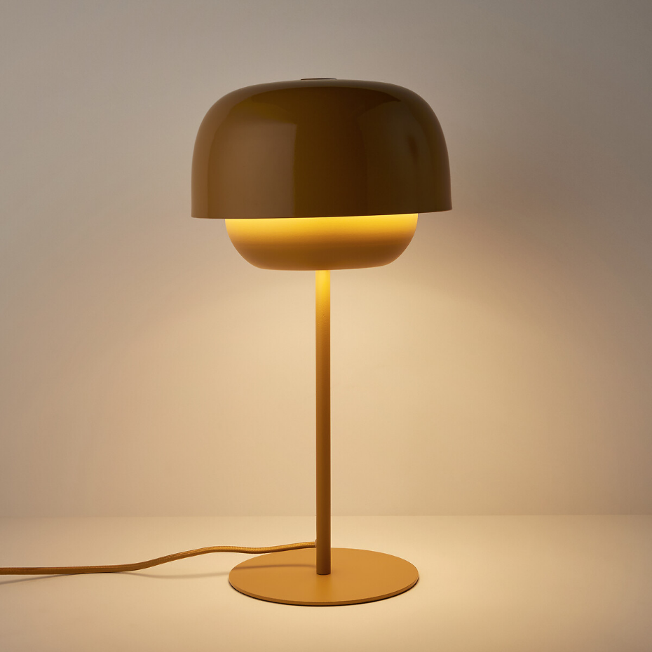 Lampe en métal fer coloré, Kinoko