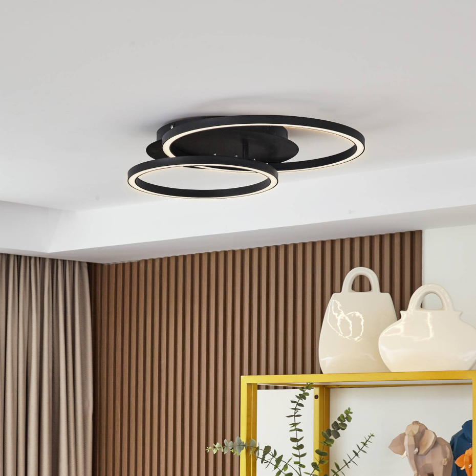 Plafonnier en métal moderneLED, Tjado