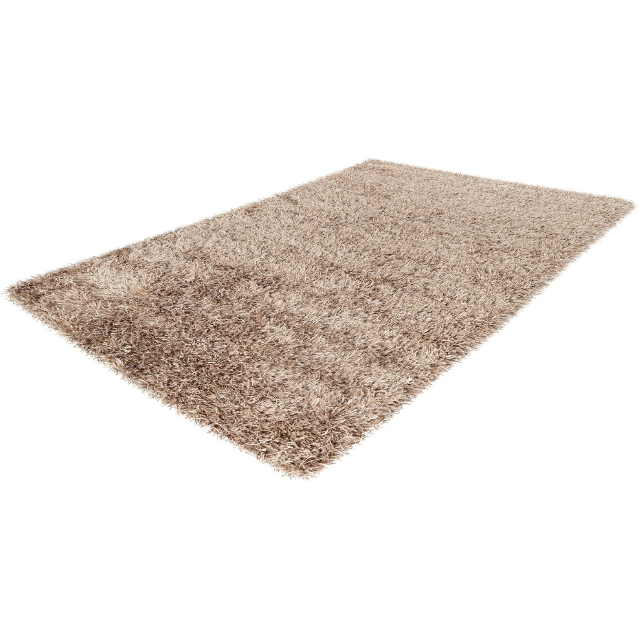 Tapis shaggy frangé rectangulaire Beat