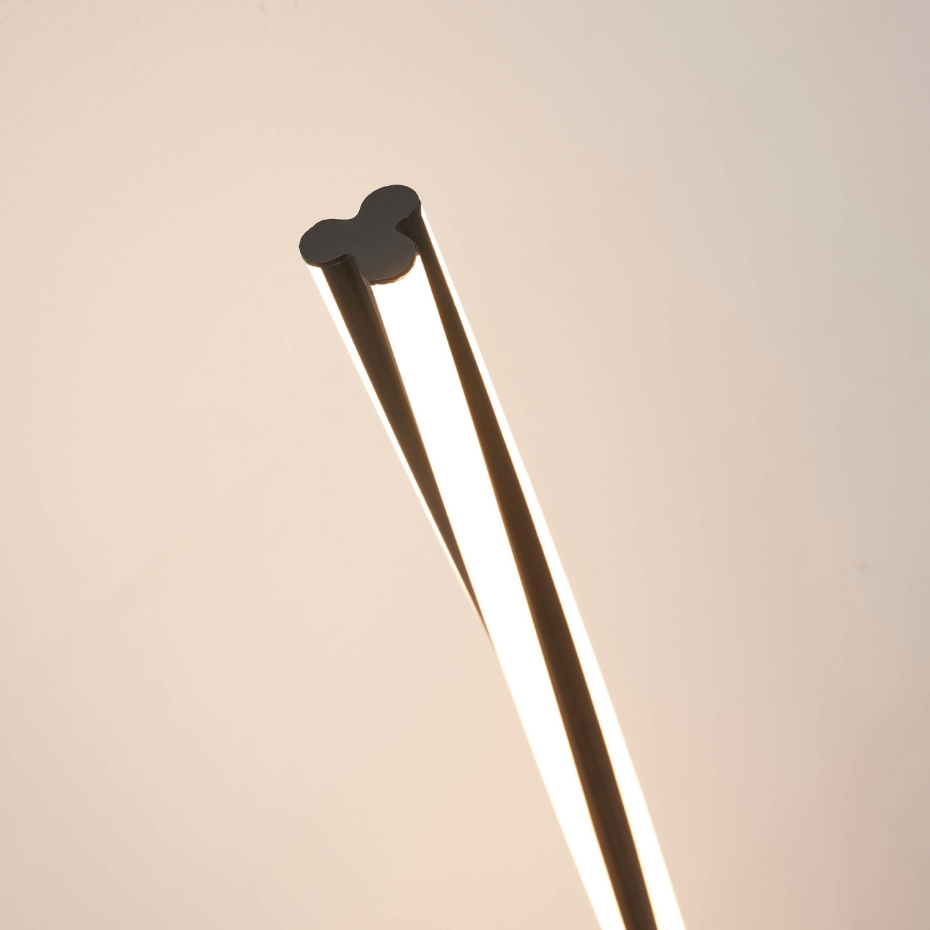 Lampadaire torsadé avec variateur - TELVO