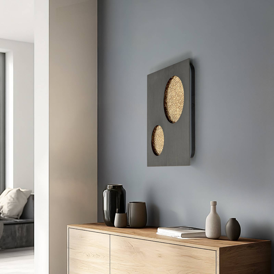 Applique en métal moderneLED, Delin