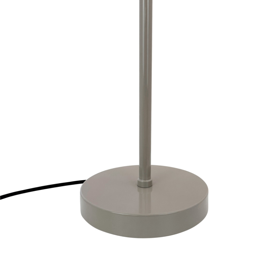 Lampe à poser en métal gris STOKE