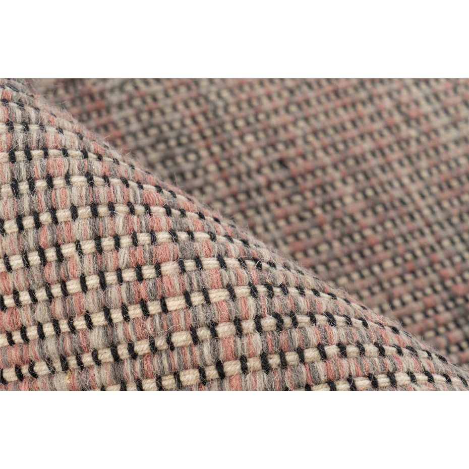 Tapis rectangulaire en laine tissé main