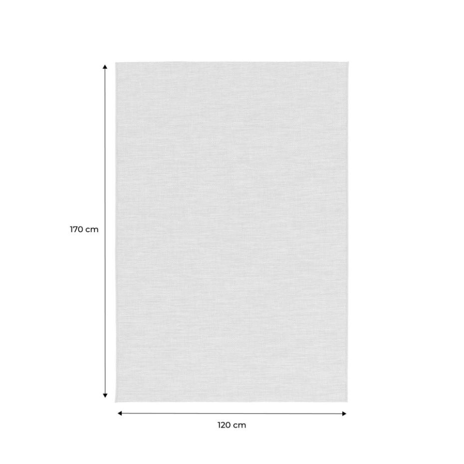 Tapis intérieur/extérieur effet jute coloris naturel TIMOTHY