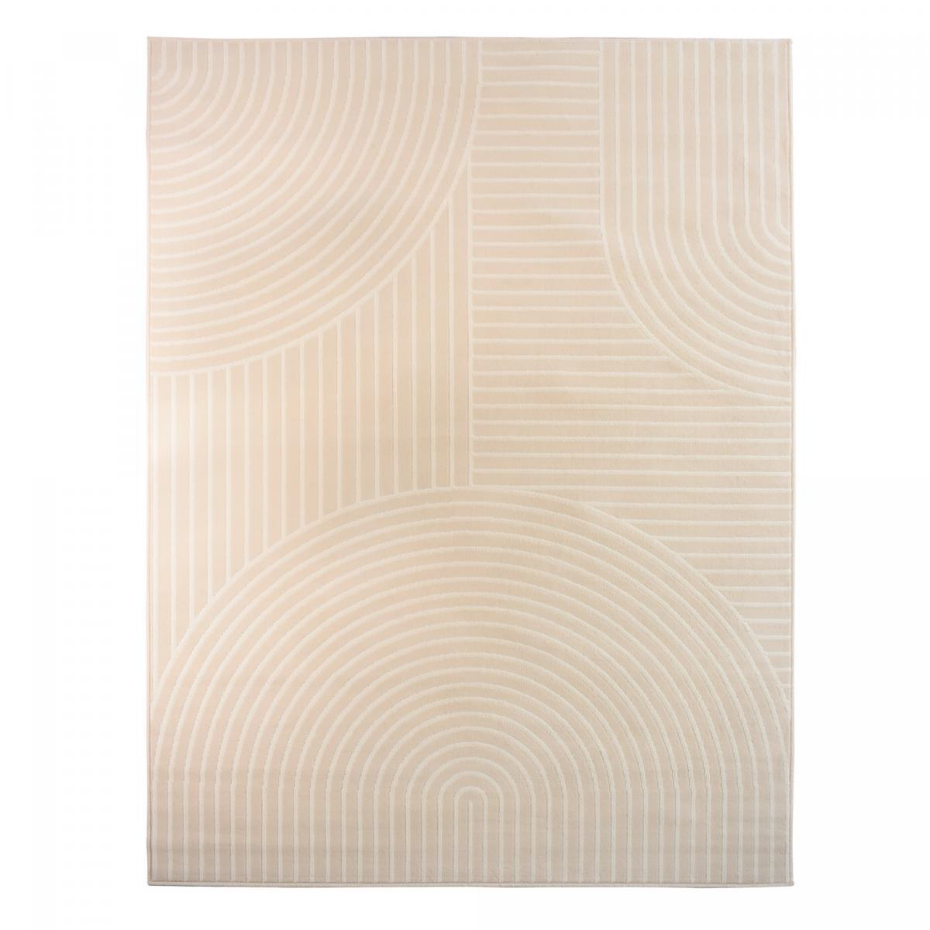 Tapis salon et chambre tissé motif géométrique LYN49 ARCROL